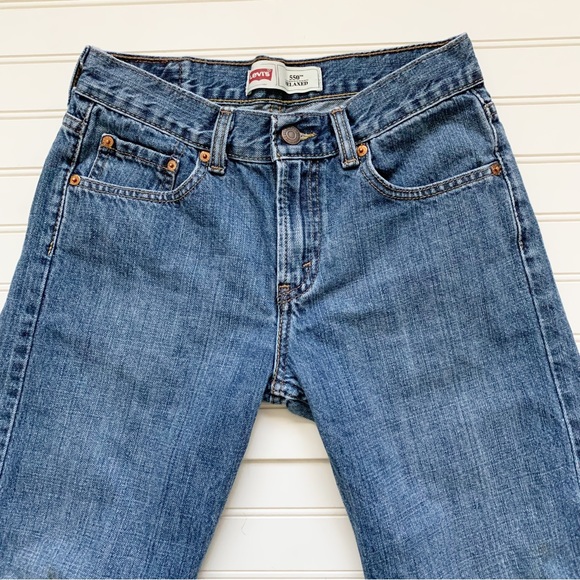 Vintage Levi’s 550 Relaxed Fit Jeans Size 14 Reg Kids Unisex - Picture 6 of 15